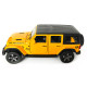 Іграшкова машинка металева Jeep Wrangler Unlimited Rubicon, Джип, жовтий, звук, світло, інерція, откр двері, капот, Автоексперт, 1:32,15*7*5,5см (ТК-11213/43560)