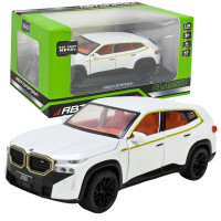 Машинка метал BMW XM Автопром біла 1:32 звук світло відкриваються двері капот багажник (AP74239)
