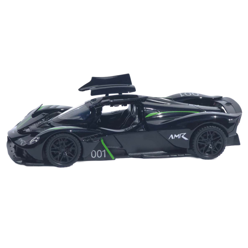 Машинка метал Aston Martin Valkyrie АвтоЕксперт чорна 1:32 звук світло 15*6*4 см (L-0508-85)