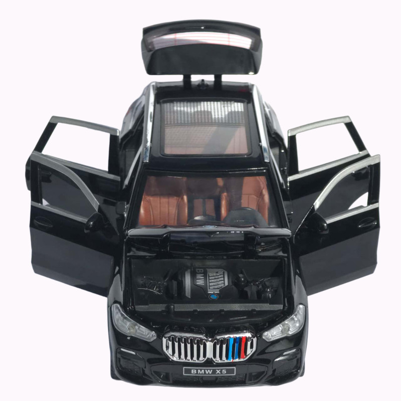 Машинка метал BMW X5 M Sport АвтоСвіт чорна 1:24 звук світло інерція 20,5*9,5*7,5 см (AP-2012)