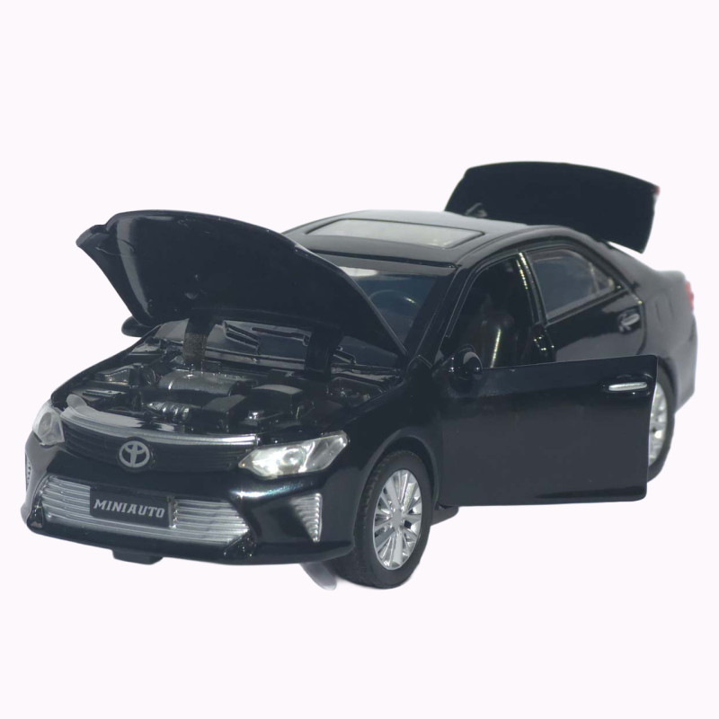 Машинка металева Toyota Camry "AutoExpert" Тойота черный звук світло 15*4*6 см (LF-79509)