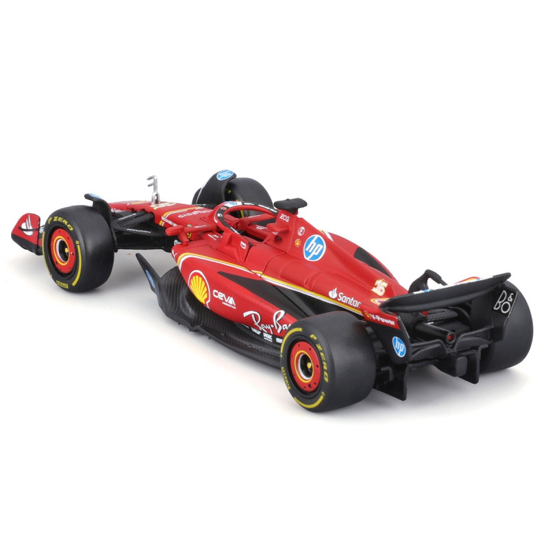 Машинка металева Ferrari Racing SF-24 Bburago, 1:43, Фераррі Рейсінг SF-24 Ббураго, 13*5*3 см (18-36844)
