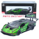 Машинка метал Lamborghini Essenza SCV12 зелена 1:24 звук світло відчин двері капот багажник (1650-05)