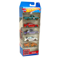 Подарочный набор из 5-ти базовых машинок Hot Wheels Хот виллс Nissan Ниссан 1:64 металл (1806)