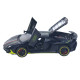 Машинка метал Lamborghini Aventador SVJ АвтоЕксперт чорна 1:32 звук світло 14*6*3,5 см (LF-46301)