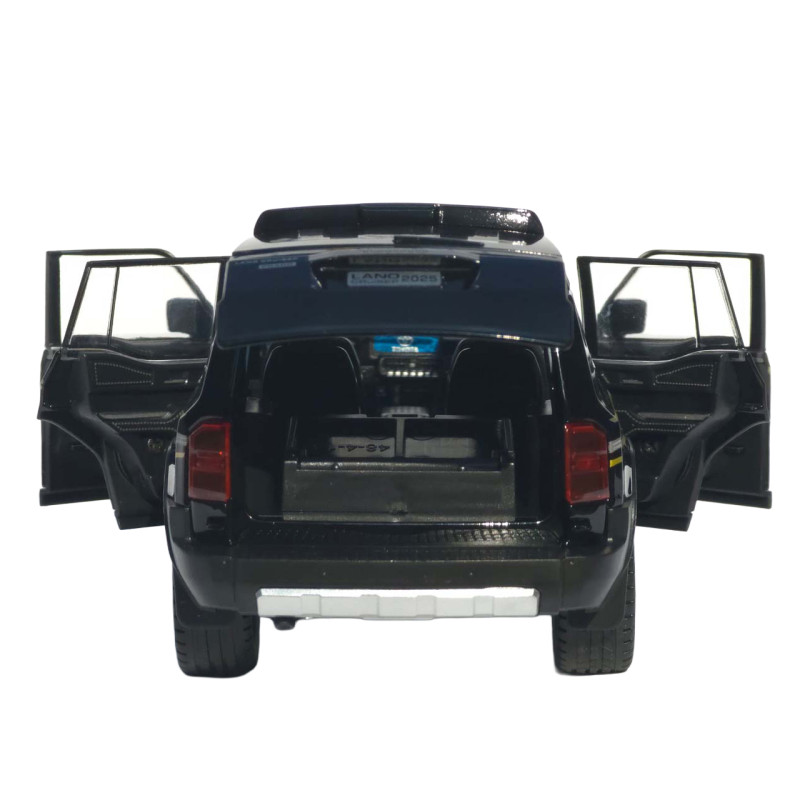 Машинка метал Toyota Land Cruiser Prado АвтоЕксперт чорна 1:24 звук світло 21*8*8 см (G7605-44)