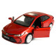 Машинка іграшкова металева Toyota Corolla Hybrid Автопром Тойота Королла гібрид, червона, світло, звук, відкр. двері, 14*6*4 см (68432)
