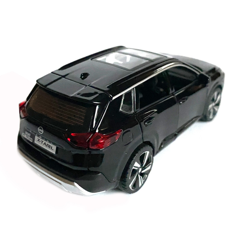 Іграшкова машинка металева Nissan X-Trail VC-Turbo 300, ніссан, чорний, звук, світло, інерція, откр двері, капот, Автоексперт, 1:32,14,5*7*6см (ТК-10415)