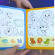 Книжка логічна WToys 10 ст тваринки картки на липучках сортер водна розмальовка маркер 23,5*22*1см (88384)