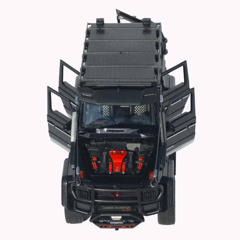 Машинка метал Brabus 800 Adventure XLP АвтоЕксперт чорна 1:24 звук світло відкриваються двері капот багажник (2814-25)