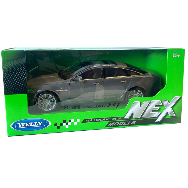 Іграшкова машинка металева WELLY 1:24 JAGUAR XJ, срібна, 20.5 * 7.5 (22517W)