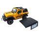 Машинка метал Jeep Wrangler Rubicon джип вранглер жовтий 1:24 світло звук 21,5*8*9см (GT - 94911)