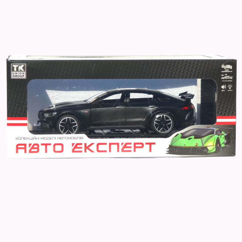 Машинка метал Brabus Rocket 900 АвтоЕксперт чорна 1:24 звук світло відкр двері капот багажник (1206-15)