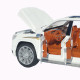 Машинка метал Toyota Land Cruiser Prado АвтоЕксперт біла 1:24 звук світло відкриваються двері капот багажник (1200-57)