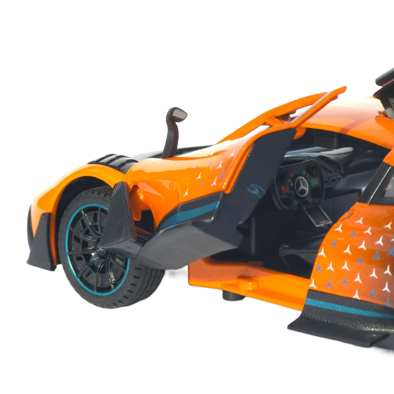 Машинка метал Mercedes-AMG One АвтоЕксперт помаранчева 1:24 звук світло інерція 21*9*5 см (1760-06)
