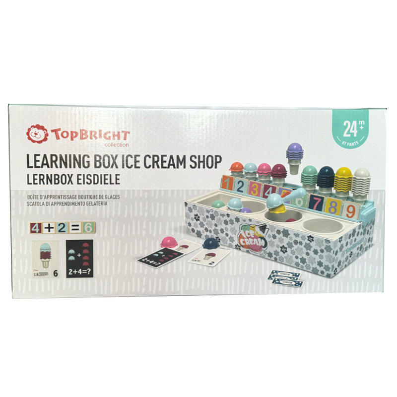 Гра магазин з морозивом когнітивна Top Bright Ice cream математика 42*21*9см (121090)