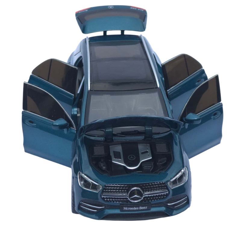 Машинка метал Mercedes-Benz GLE-Class АвтоЕксперт бірюзова 1:24 звук світло інерція 20,5*8,5*7,5 см (G9775-15)