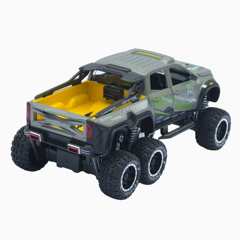 Машинка метал Mercedes-Benz X-Class 6x6 АвтоЕксперт срібляста 1:32 звук світло 20,5*10*8,5 см (ТК-9172)