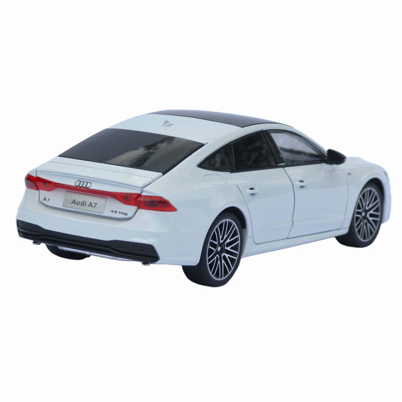 Машинка металева Audi A7 АвтоЕксперт біла 1:24 звук світло відкр двері капот багажник (1904-17)