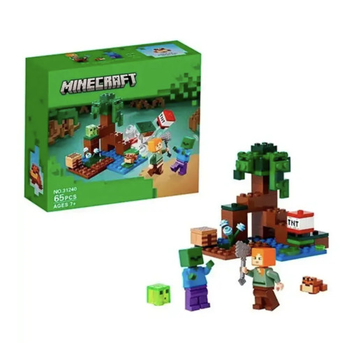 Конструктор Пригоди на болоті Minecraft Майнкрафт 65 дет (31240)