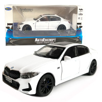 Іграшкова машинка металева BMW 320Li, БМВ, біла, звук, світло, інерція, откр двері, багажник, капот, Автоексперт, 1:32,15*7*5см (ТК-10105/72455)