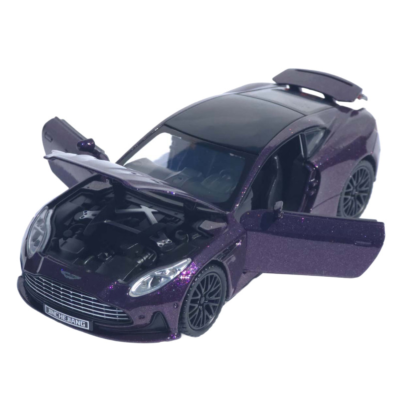 Машинка метал Aston Martin DB11 АвтоЕксперт фіолетова 1:32 світло звук 15*6*4 см (L-6983-05)