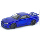 Машинка метал Nissan Skyline GT-R синя 1:32 світло звук інерція відч двері капот багаж (TK-13306)