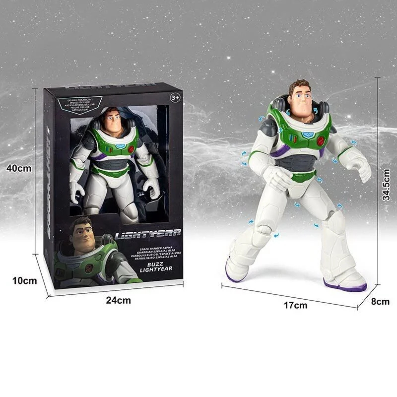 Фігурка Героя Базз Лайтер, Buzz Lightyear, Історія іграшок, космічний герой, шарнірний 34*17*7,5см (3388)