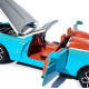 Машинка метал Rolls-Royce Dawn Spofec Ролс Ройс кабріолет голубий 1:24 відкр двері баг капот звук світло 22*6,5*8см (AP-2013)