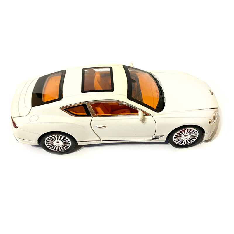 Машинка ігрова Bentley Continental «АвтоЕксперт» Бентлі Контіненталь метал біла світло звук 21*6*9 см (GT-6370)