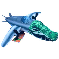 Мягкая игрушка Bombardiro Crocodilo Бомбардиро Крокодил Украина плюш 48*43*11см (00515-94)
