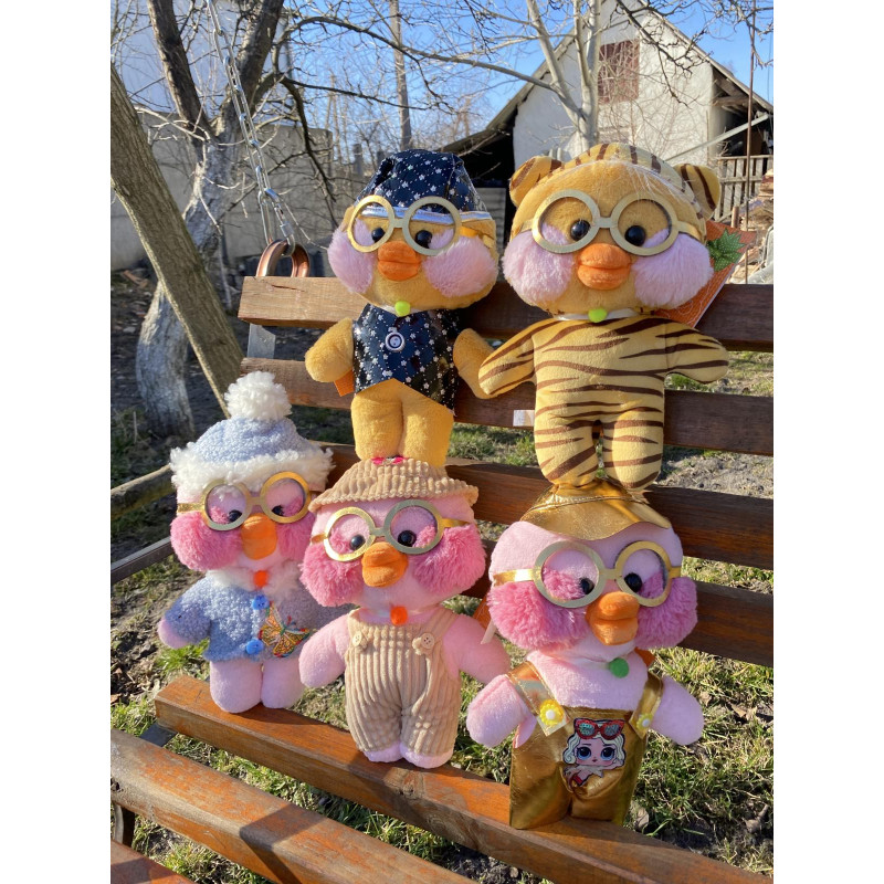 М'яка іграшка Каченя Lalafanfan duck Фаня в асортименті Лалафанфан 27*18*12 см (00246)