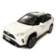 Іграшкова машинка металева Toyota RAV4 Sport, Тойота рав спорт, біла, звук, світло, інерція, відкр двері, багажник, капот, Автоексперт, 1:32,14,5*7*6см (40962)