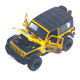 Машинка метал Jeep Wrangler Rubicon АвтоЕксперт жовта 1:32 світло звук інерція 14*6*6 см (LF-05124)