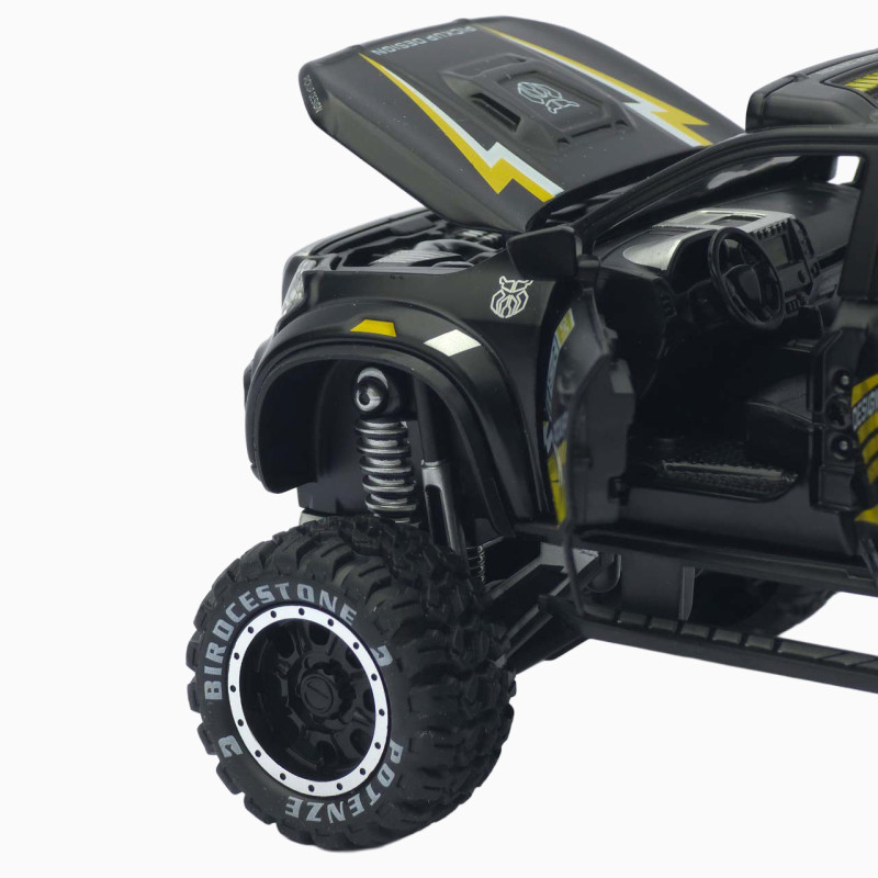 Машинка метал Mercedes-Benz X-Class 6x6 АвтоЕксперт чорна 1:32 звук світло інерція 20,5*10*8,5 см (ТК-9172)