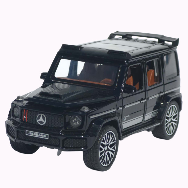 Машинка метал Mercedes-Benz G-Class (Гелендваген) АвтоЕксперт чорна 1:32 звук світло (L-0442-50)