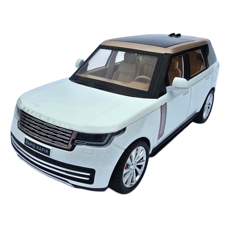 Машинка метал Range Rover L460 рендж ровер 1:24 білий світло звук 20,5*7*7см (RS-15526)