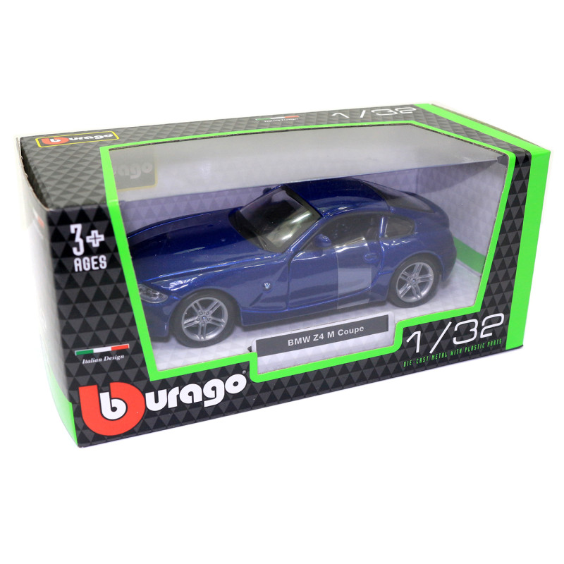 Машинка металева BMW Z4 M Coupe "Bburago" БМВ Купе синій 12*4*5 см (18-43007)