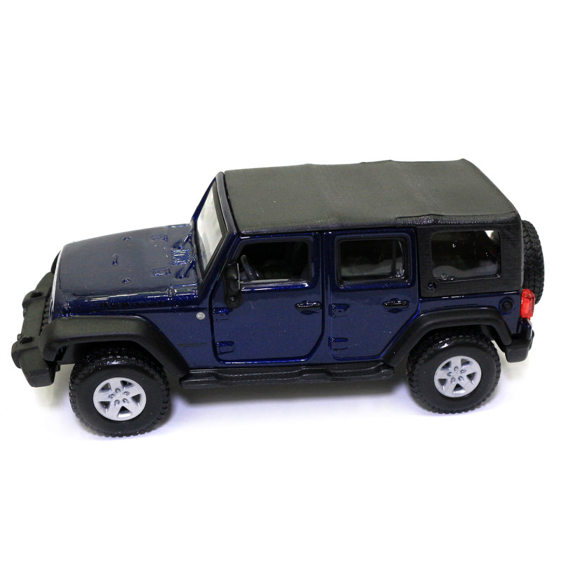 Машинка металева Jeep Wrangler Unlimited Rubicon "Bburago" Джип Вранглер синій 13*6*5 см (18-43012)