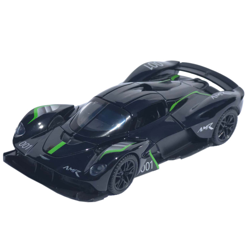 Машинка метал Aston Martin Valkyrie АвтоЕксперт чорна 1:32 звук світло 15*6*4 см (L-0508-85)