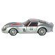 Машинка металл Ferrari 250 GTO серебристая 1:32 свет звук инерция откр дверь капот багажник (TK-42580)