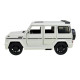 Машинка металл Mercedes-Benz G-Class Gelandewagen белая 1:24 звук свет открыв двери капот багажник (AP7717)