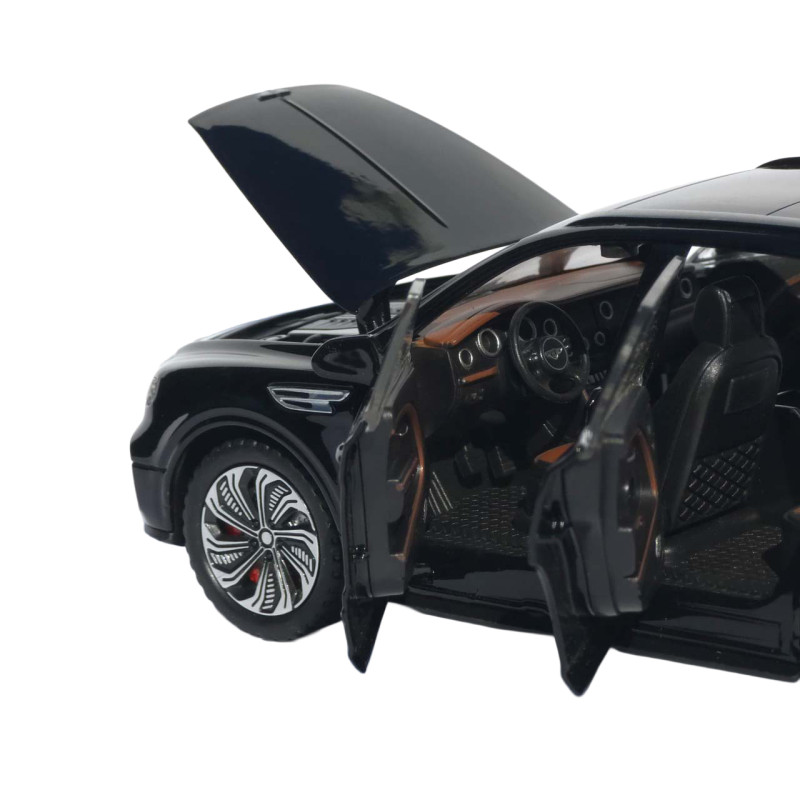 Машинка метал Bentley Bentayga АвтоСвіт чорна 1:24 звук світло інерція 21*9*7 см (AP-1897)
