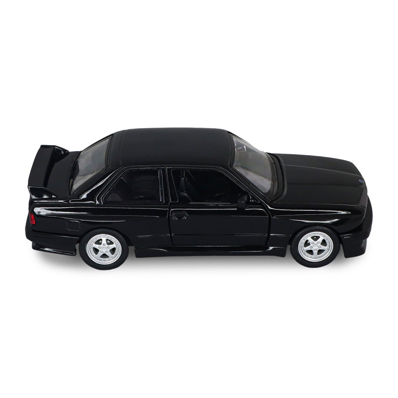 Машинка металева BMW M3 1987 БМВ чорна 1:43 відчинені двері 13*6*5см (250395U)