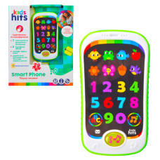 Детский развивающий телефон Первые знания Kids Hits Smart Phone, укр англ., KH03/002