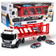 Автоперевізник Scania (4 машинки, світло, звук), Large Truck, TechnoDrive,  42х13х15 см (6414KS)