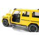 Машинка металева дитяча Mercedes Brabus G 63 мерседес, жовтий, Автоексперт, 1:24, світло, інерція, відчиняються двері 18*8.5*8см (El-1208)