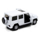 Іграшкова машинка металева MERCEDES BENZ G350, мерседес бенц, білий, відкр двері, інерція, 5*11*4см (250275)