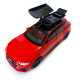 Машинка металева Audi RS6 ауді червона 1:24 світло інерція відкриваються двері багажник капот багажник резина колеса 21*8*8см (AP-2070)