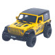 Машинка метал Jeep Wrangler Rubicon АвтоЕксперт жовта 1:32 світло звук інерція 14*6*6 см (LF-05124)